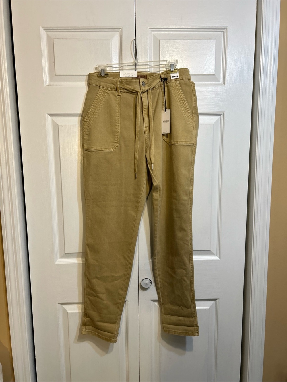 NWT Judy Blue Garment Dyed Jeans Size 11/30 Khaki Denim Stretch High Waist